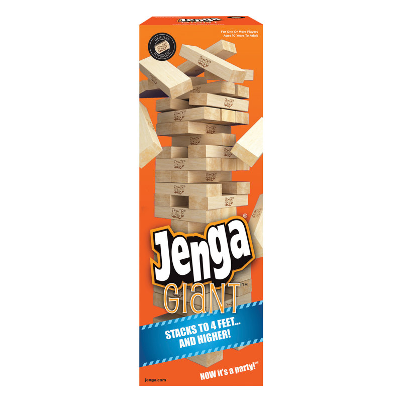 Jenga Genuine Hardwood Jenga Giant Wayfair